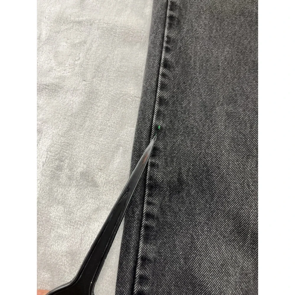 VTG Levis 550 Jean Men 33x36 Faded Black Relaxed Fit made in USA Workwear